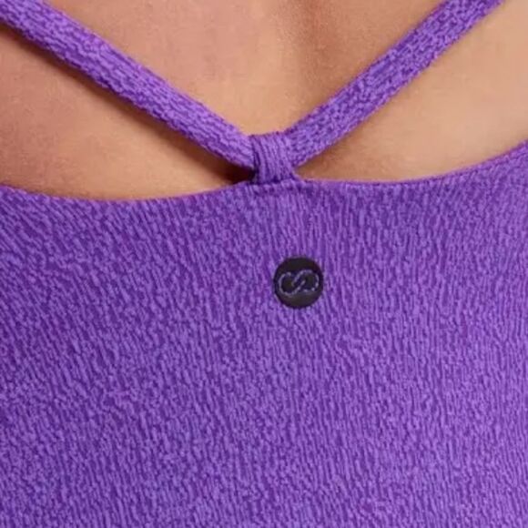 CALIA by Carrie Underwood Purple Textured Swimsuit - Picture 5 of 6